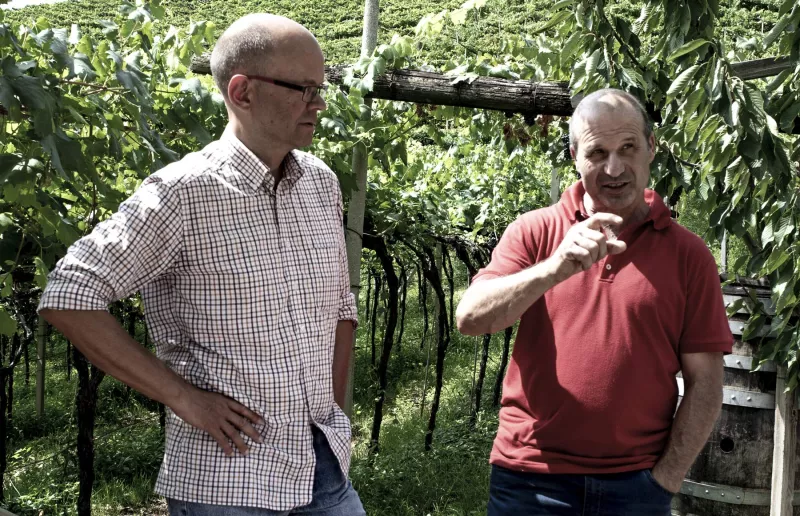 Beim letzten besuch war Zeit für ein Gespräch mit Gregor Ramoser vom Untermoserhof 