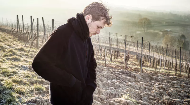 Christoph Schneider in der Haltinger Stiege am Tüllinger Berg