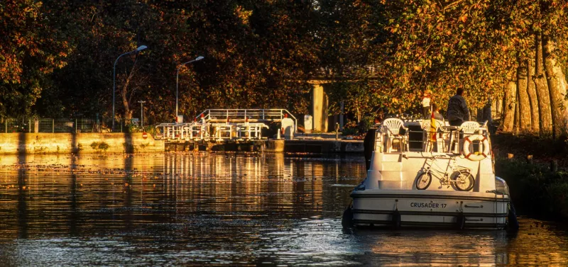 Der Canal du Midi im Languedoc