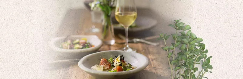 Wein ist wie das Essen dazu ein Naturprodukt