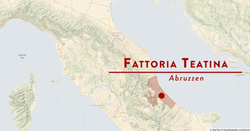 Die Lage am Meer: Fattoria Teatina
