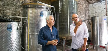 Im Weinkeller wird beendet, was im Weinberg geschaffen wurde
