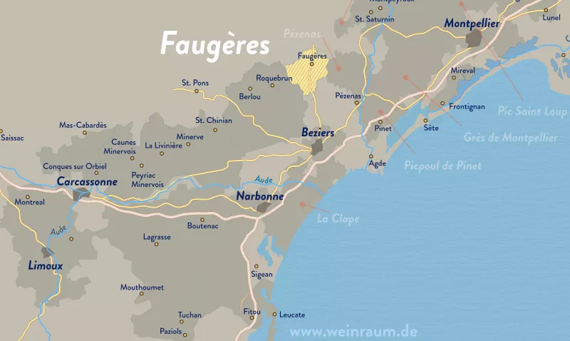Das Faugères im Languedoc