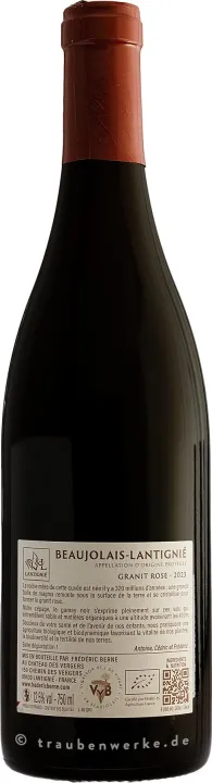 Beaujolais Lantignie «Granit Rose» 2023