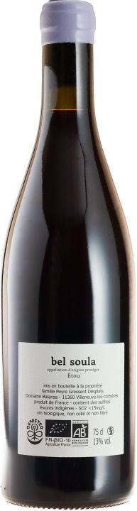Bel Suola Rouge AOC Fitou 2023